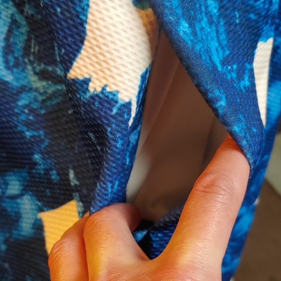 TR Designs Floral Vintage Dress No Size Tag - Picture 12 of 14